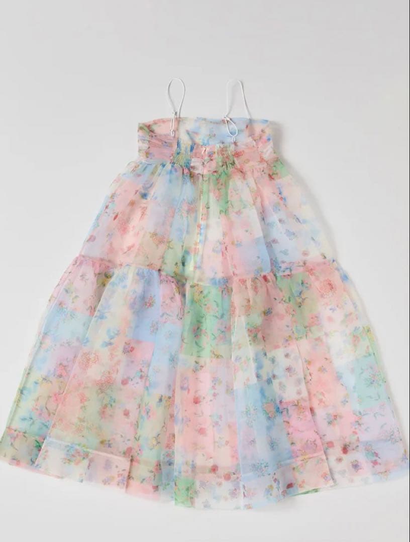 【新品未使用】poppy ×ケイタ　マルヤマ　パッチワークオーガンジーワンピース