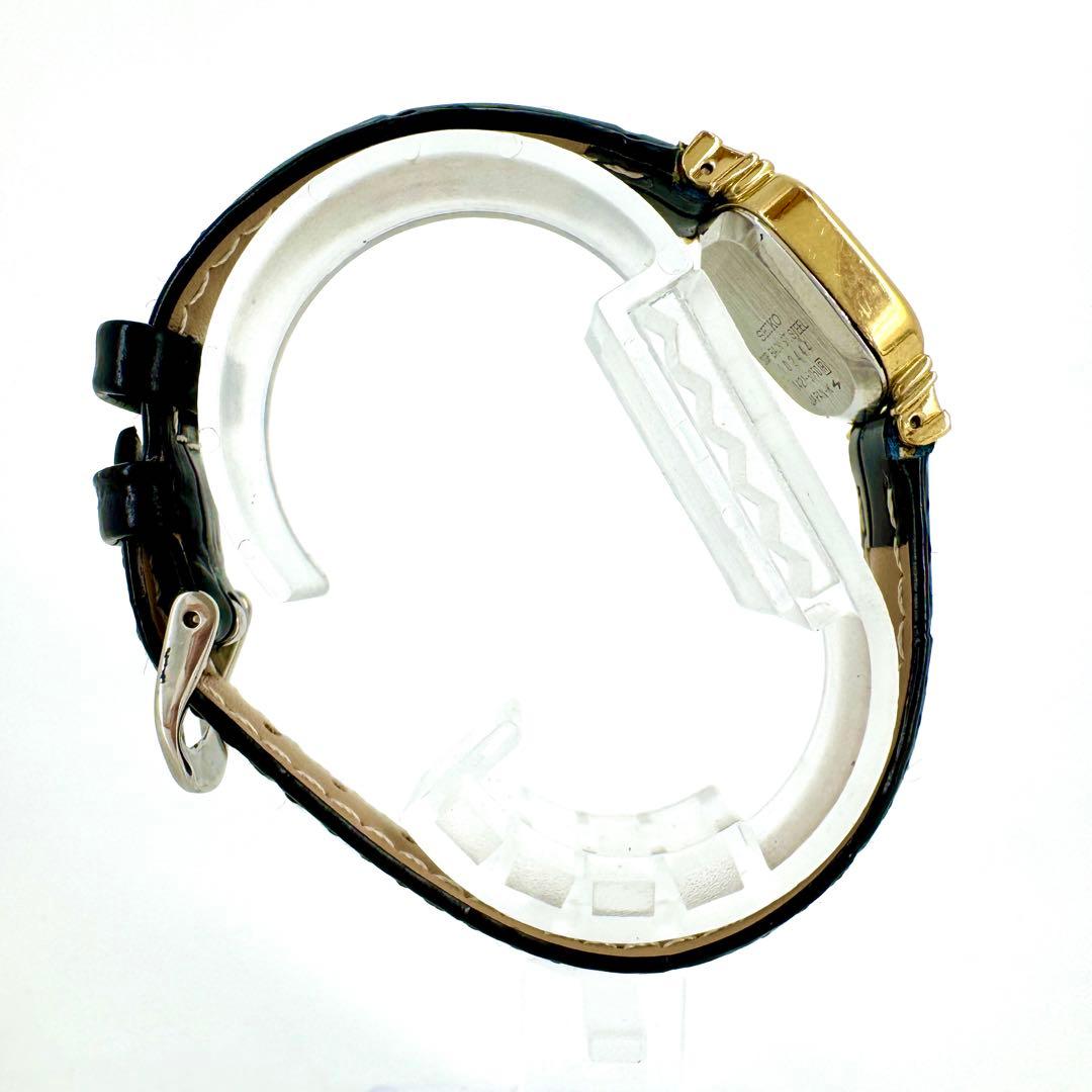 【希少/新品電池】SEIKO スクエア ゴールド レディース腕時計
