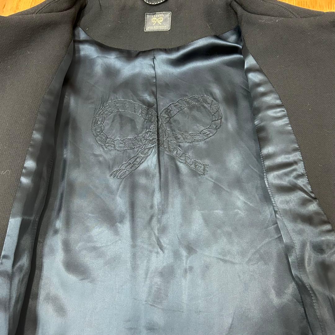 値下げ♪ アニヤハインドマーチ ラビットファー付き ロングコート