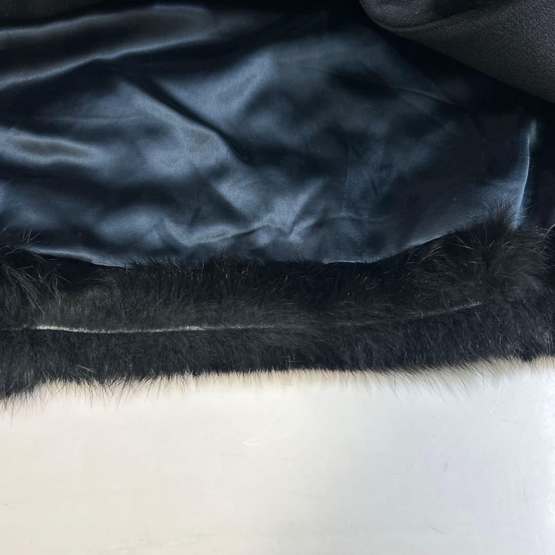 値下げ♪ アニヤハインドマーチ ラビットファー付き ロングコート