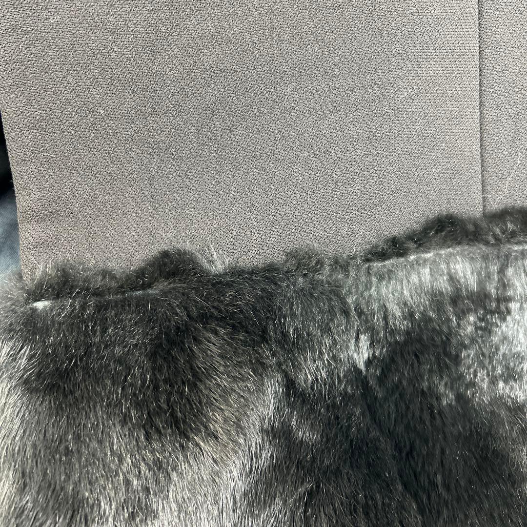 値下げ♪ アニヤハインドマーチ ラビットファー付き ロングコート