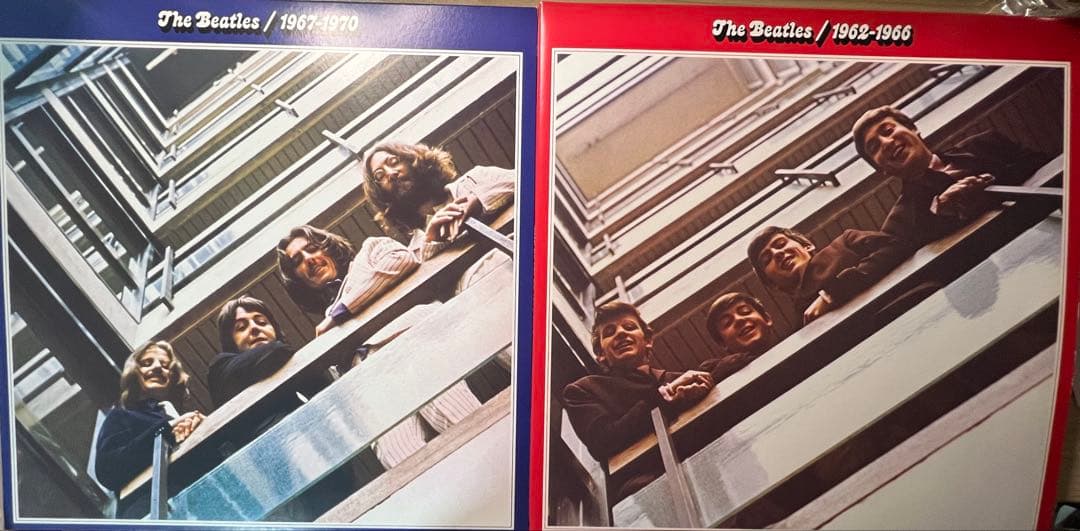 The Beatles 赤盤 青盤 LP レコード 1962-1970 セット