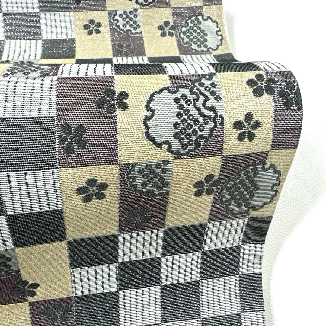 専用帯5853 5730 二点セット●高級 正絹 六通 袋帯