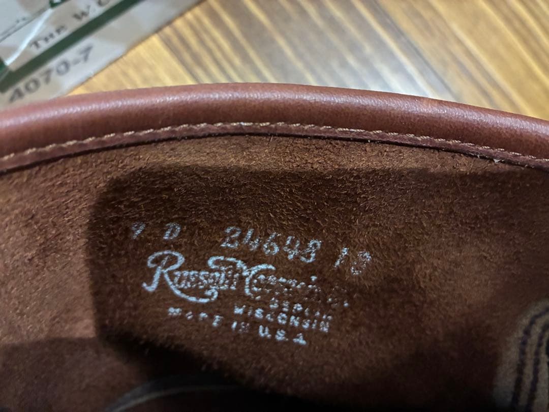 RUSSELL MOCCASIN ラッセルモカシン ノックアバウト 試着のみ