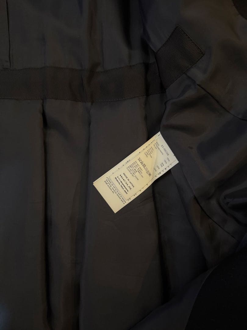 sacai 21AWサカイ woolウール メルトン チェスターコート