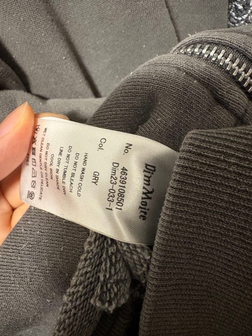 dimmoire 魔道士パーカー グレー Gray