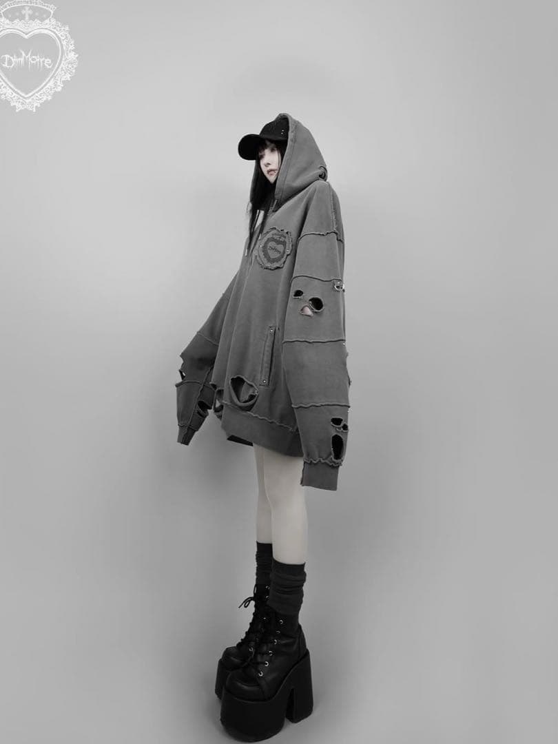 dimmoire 魔道士パーカー グレー Gray