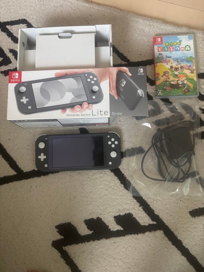 Nintendo Switch Lite Gray 本体 + どうぶつの森