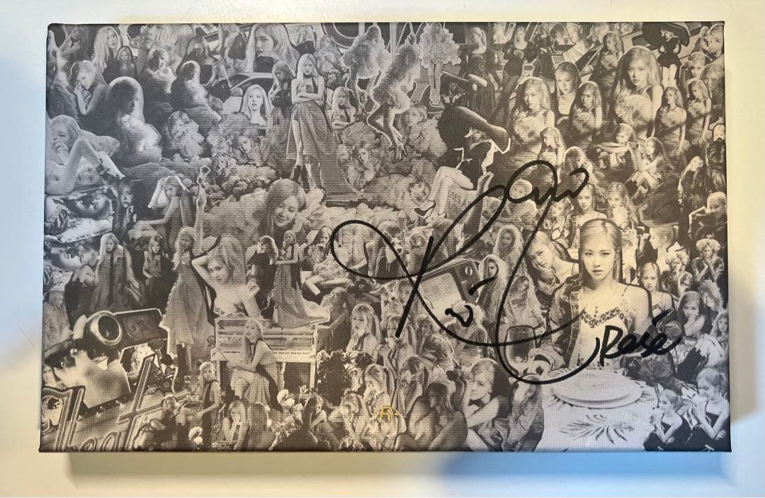 blackpink ロゼ　直筆サイン　CD トレカ