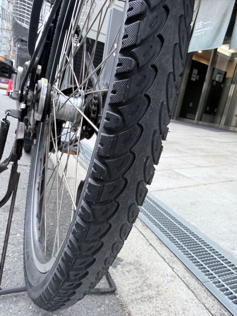 大阪府　ブリヂストン　電動アシスト自転車 ブラック