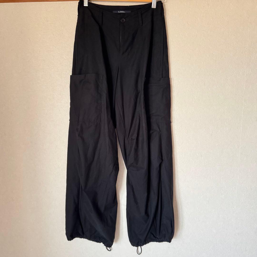 LIMI feu yohji ボトム　コットン　ブラック　LS-P13-029