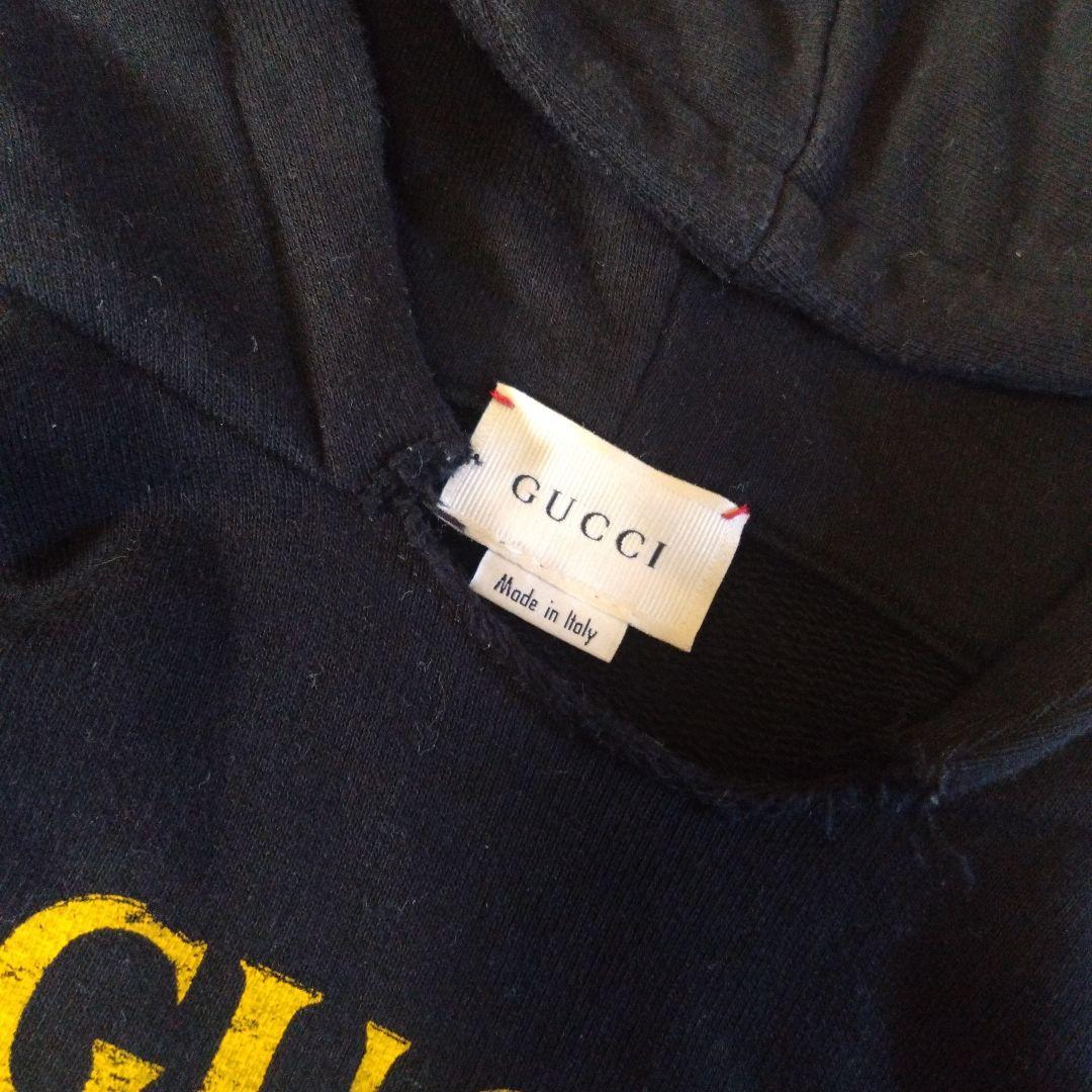 GUCCI 黒 フード付きワンピース