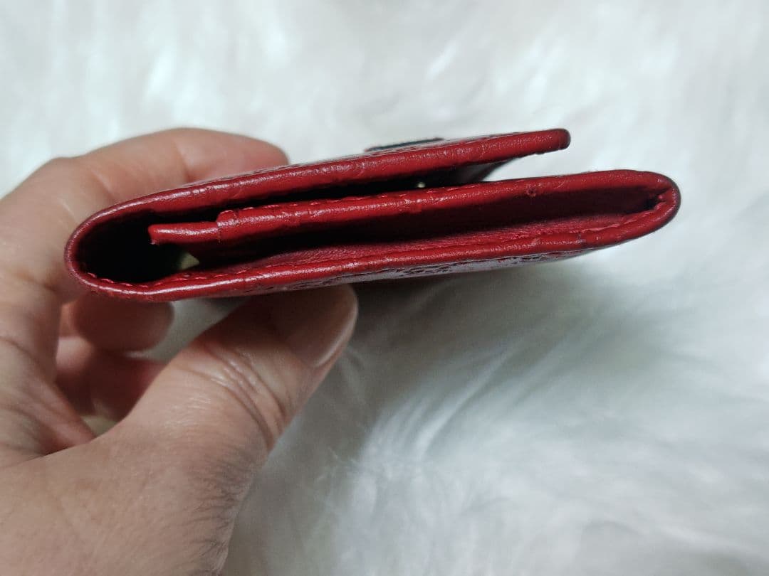 【GUCCI 】GGパターン レザー名刺入れ 小物 カード収納