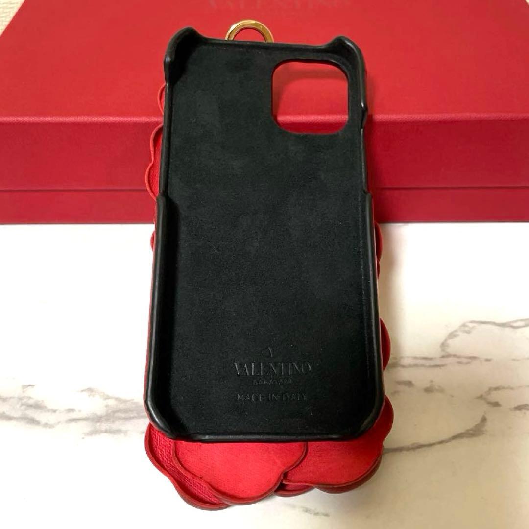 大幅値下げ‼️VALENTINO 赤iPhone12mini 　ストラップ