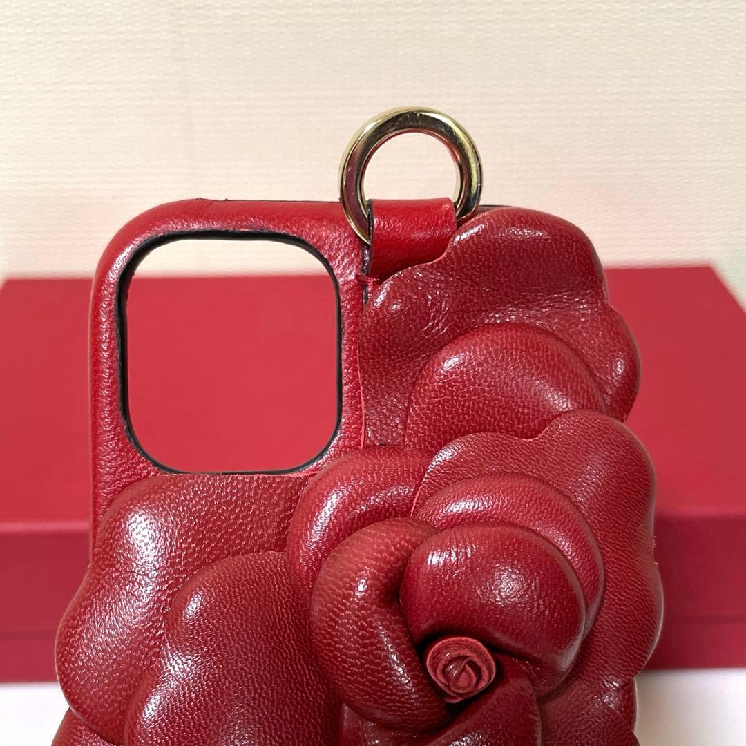 大幅値下げ‼️VALENTINO 赤iPhone12mini 　ストラップ