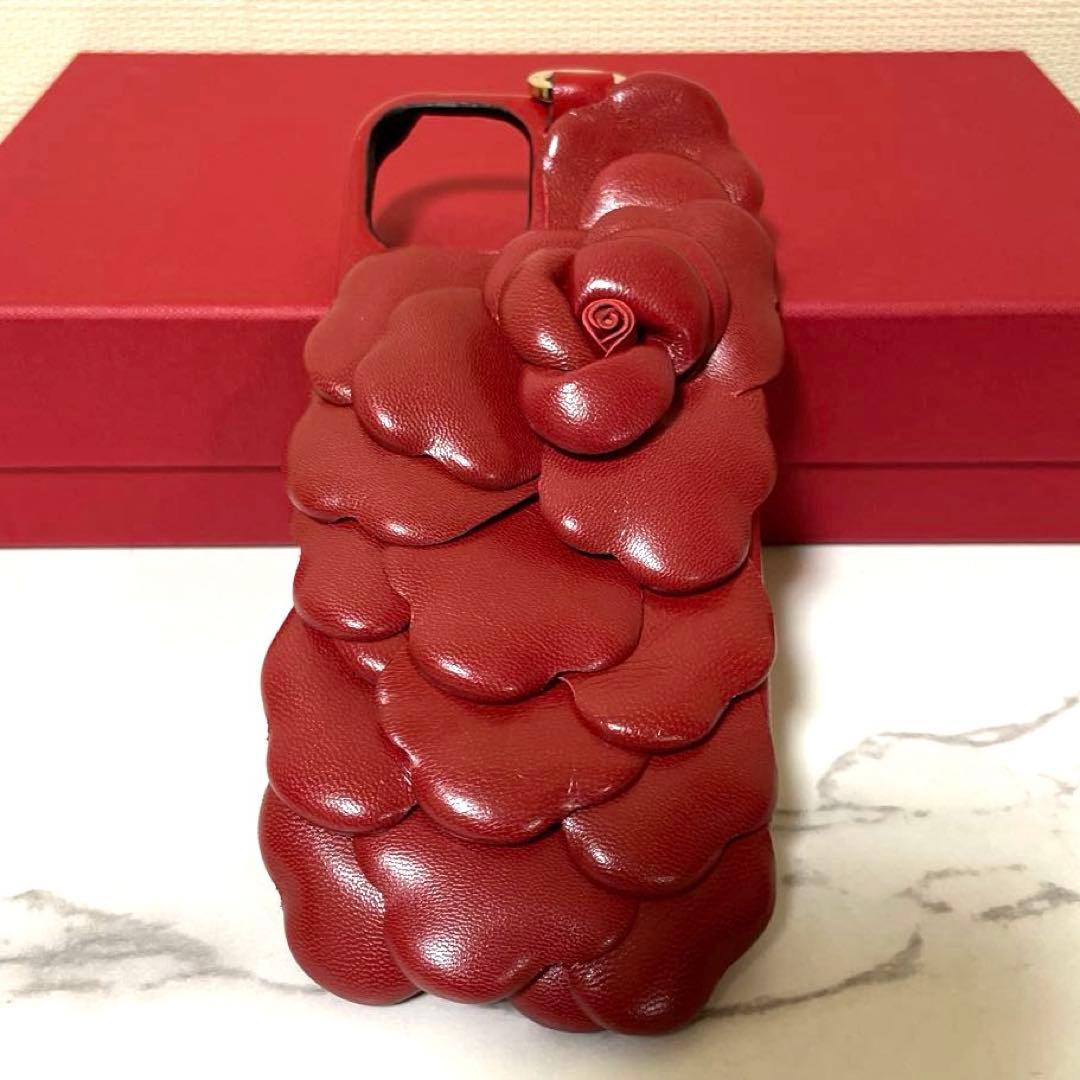 大幅値下げ‼️VALENTINO 赤iPhone12mini 　ストラップ