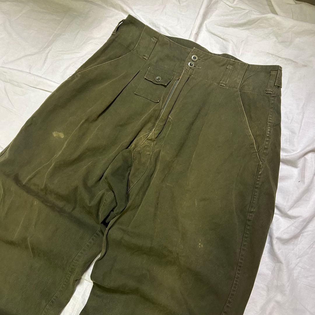 KATHARINE HAMNETT ワークパンツ オリーブグリーン