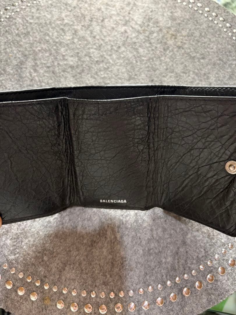 BALENCIAGA バレンシアガ 三つ折り財布 グラフィティ