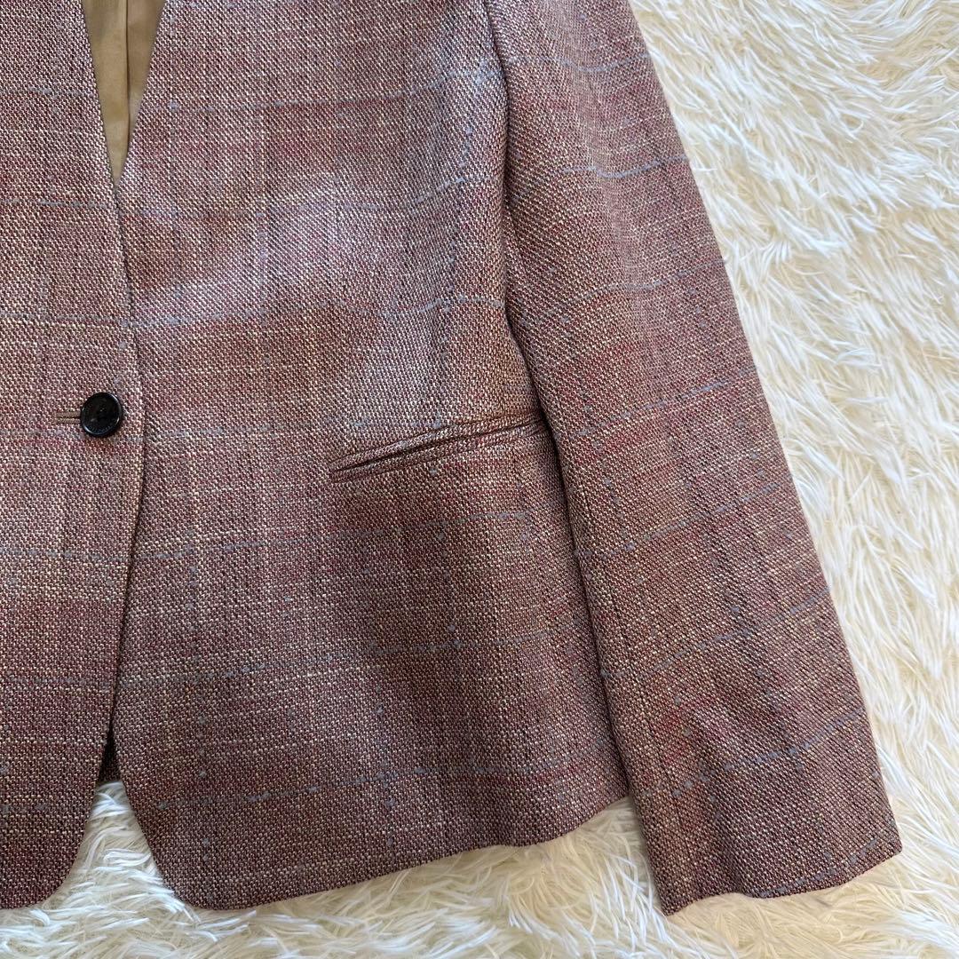 トゥモローランドコレクション ギザミカラージャケット ノーカラー