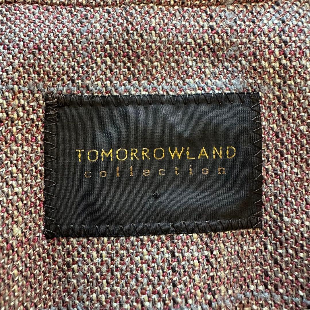 トゥモローランドコレクション ギザミカラージャケット ノーカラー