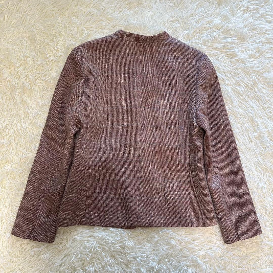 トゥモローランドコレクション ギザミカラージャケット ノーカラー