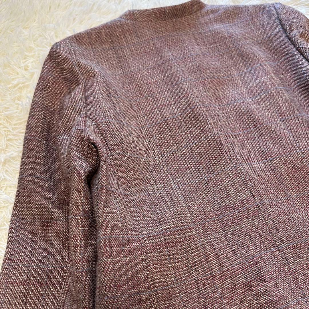 トゥモローランドコレクション ギザミカラージャケット ノーカラー