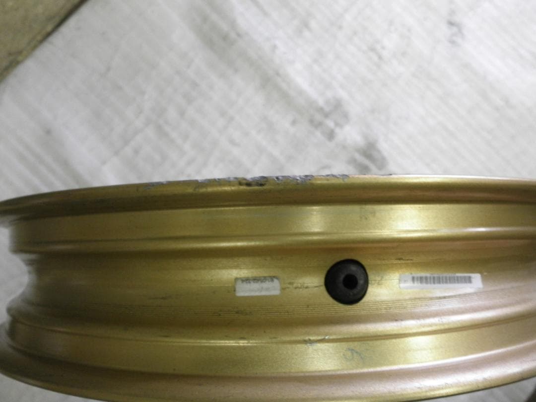 CBR250RR フロントホイール 純正 MC51.17×2.75. ゴールド