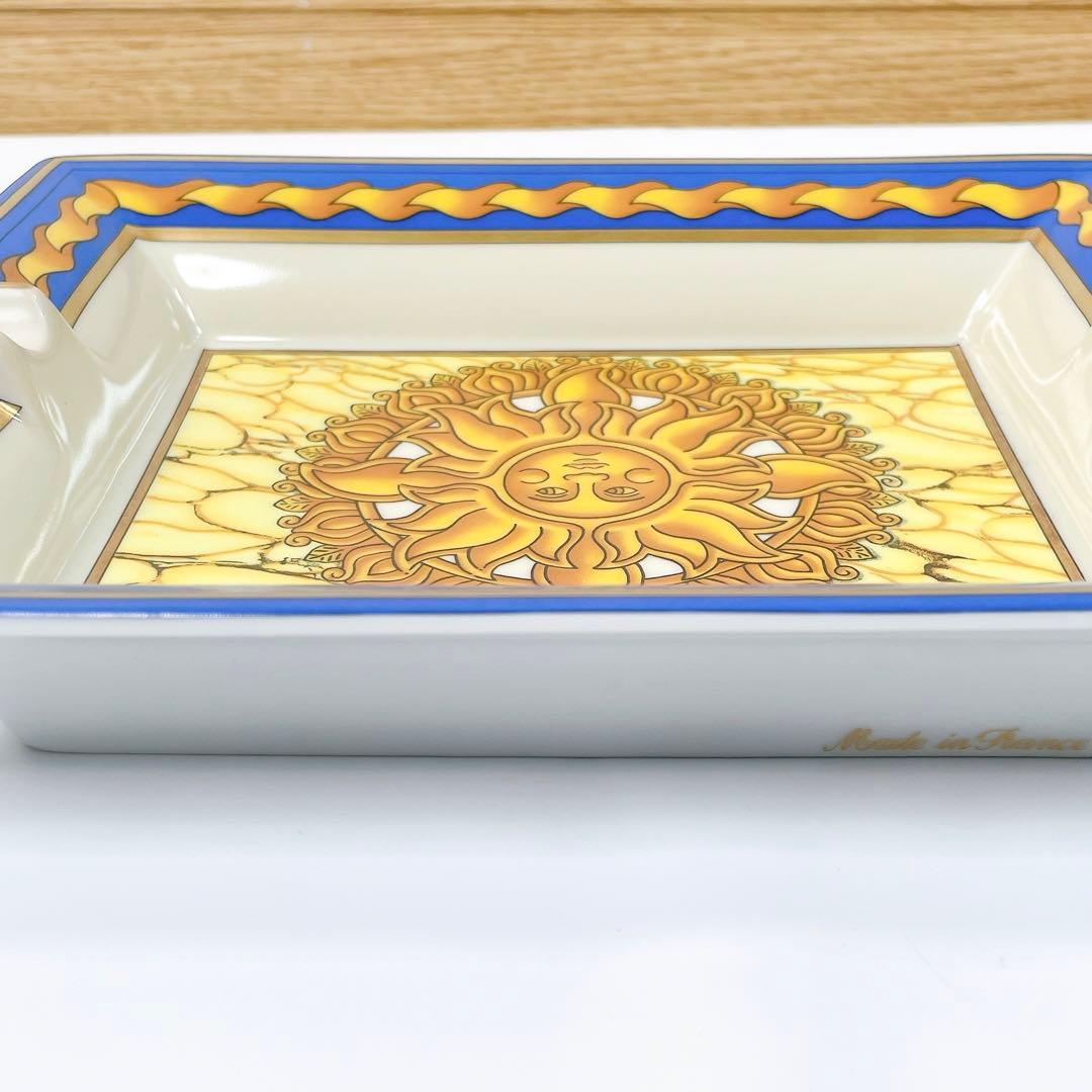 ✨極美品✨ HERMES アッシュトレイ 太陽 灰皿 アクセサリー 陶器