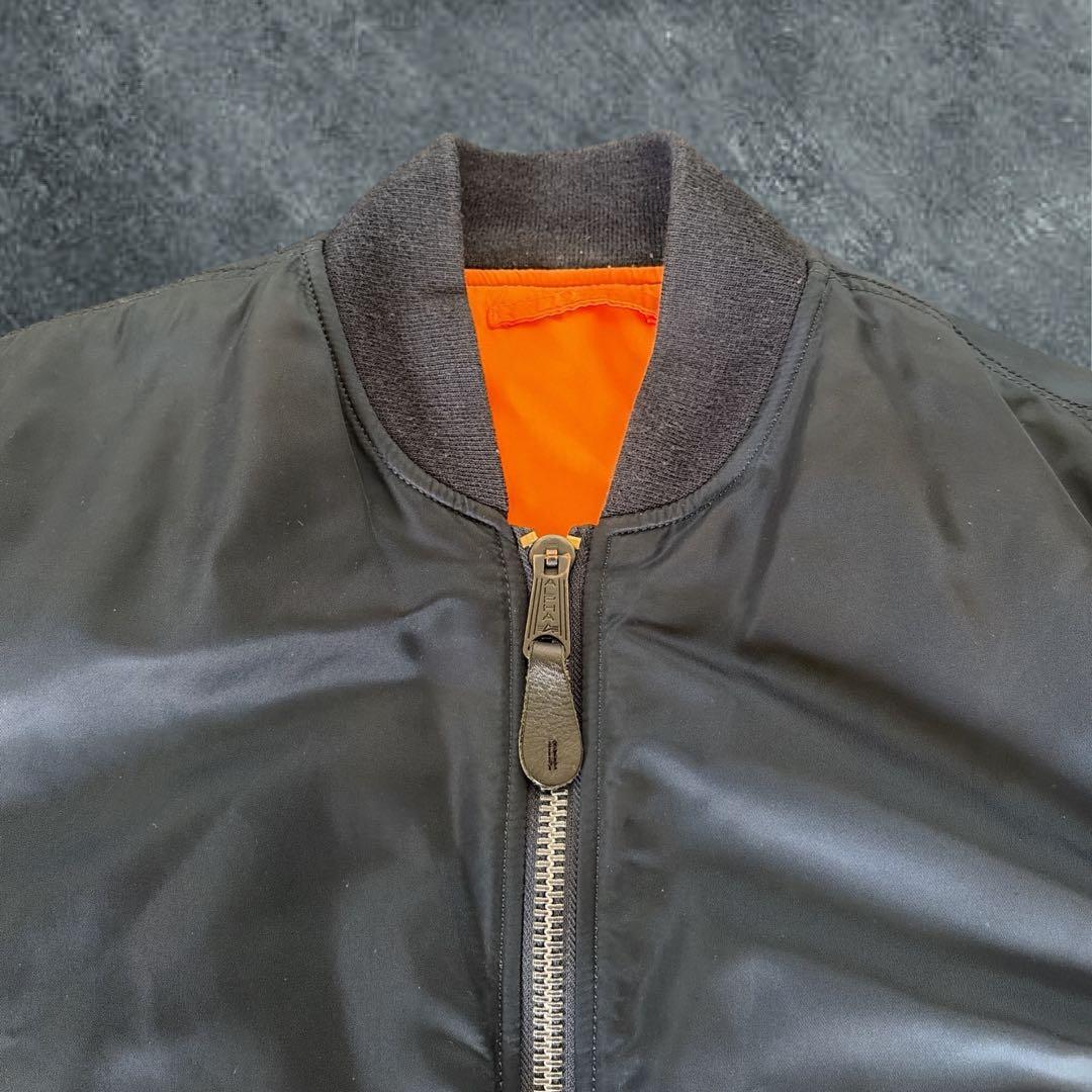 80s 90s USA製　ALPHA MA-1 フライトジャケット リバーシブル