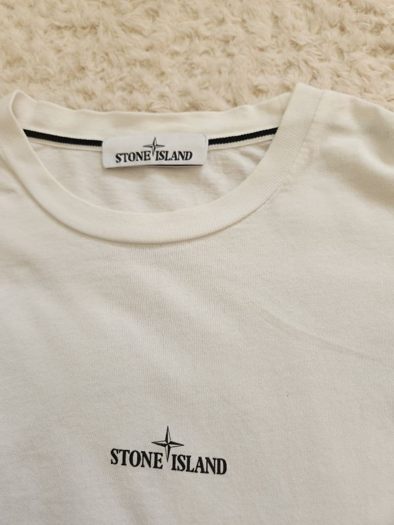 STONE  ホワイト ロングスリーブ Tシャツ