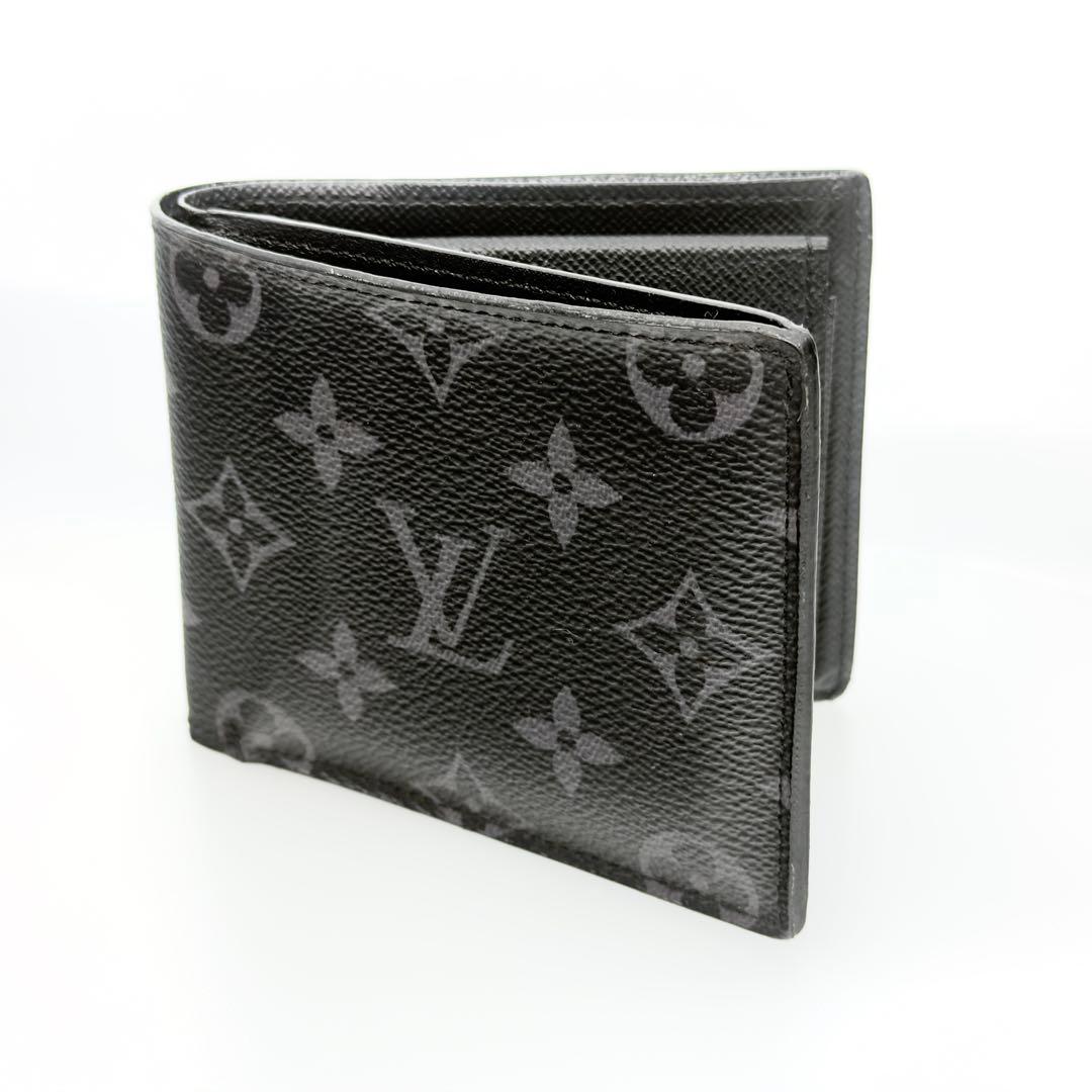 LV ルイヴィトン モノグラム エクリプス 二つ折り 財布 M62545