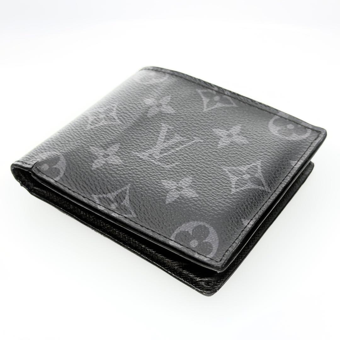 LV ルイヴィトン モノグラム エクリプス 二つ折り 財布 M62545