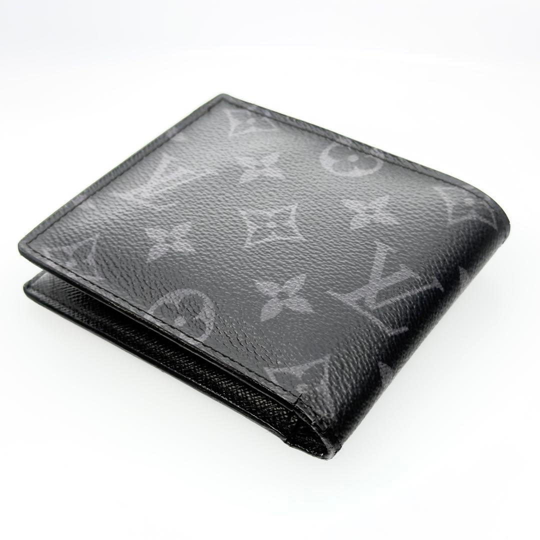 LV ルイヴィトン モノグラム エクリプス 二つ折り 財布 M62545