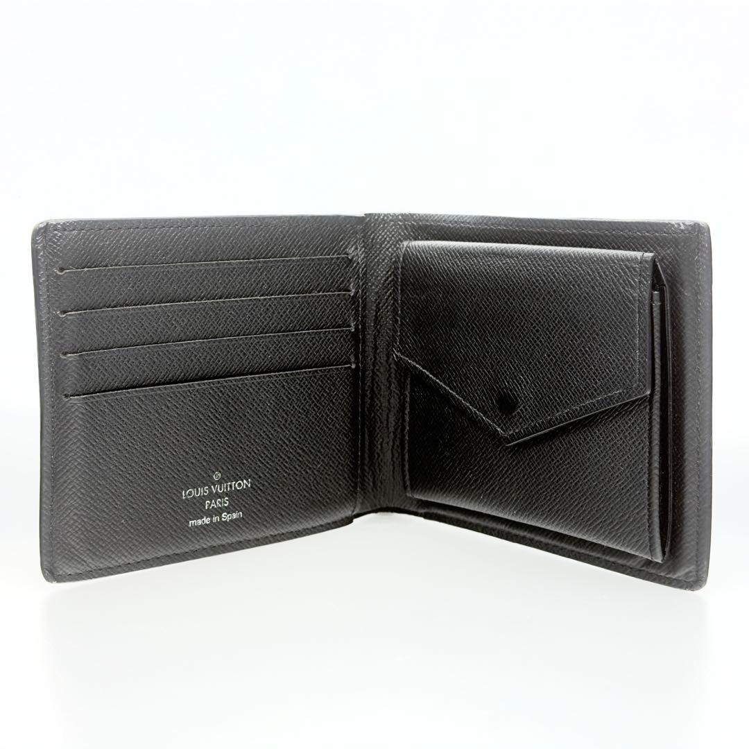 LV ルイヴィトン モノグラム エクリプス 二つ折り 財布 M62545