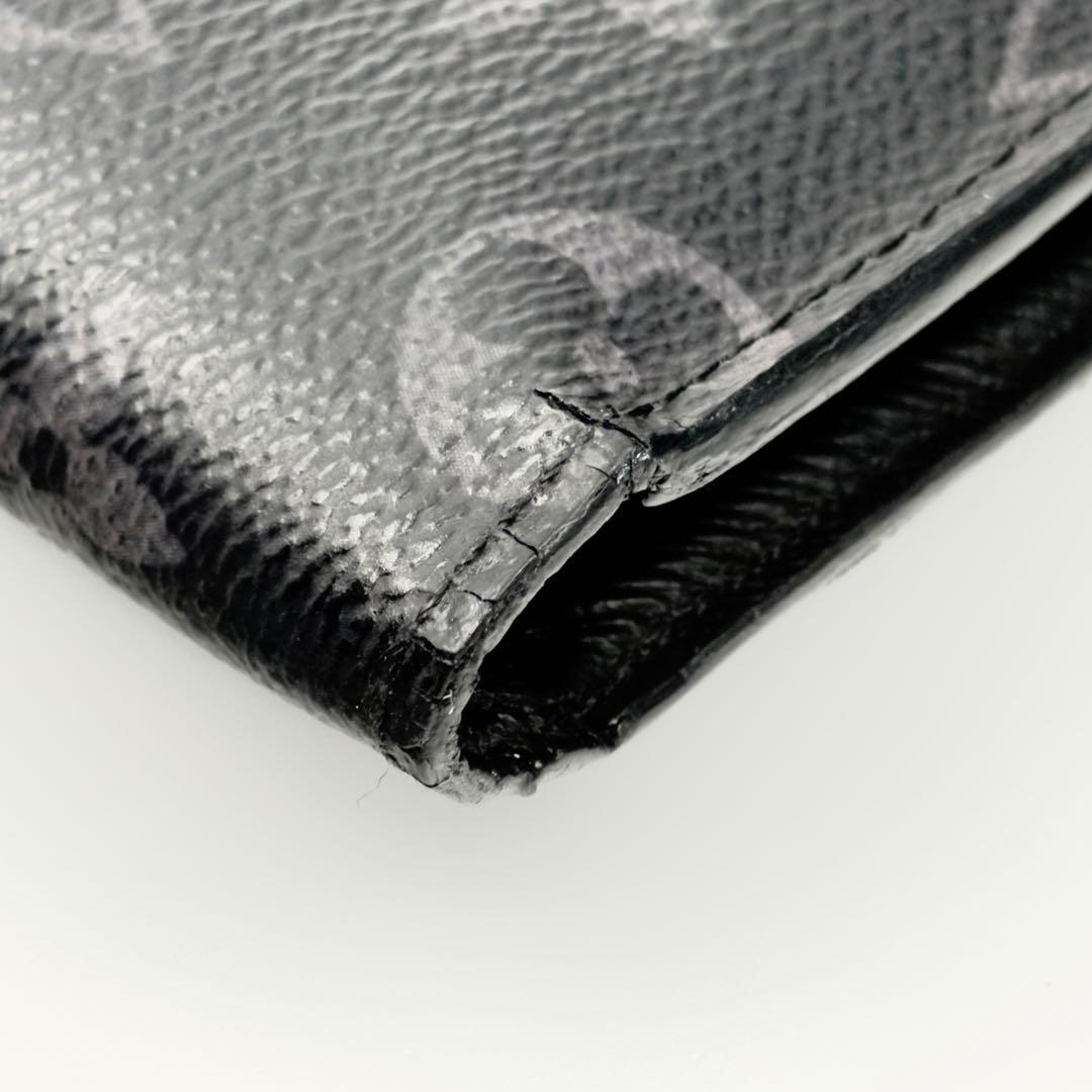 LV ルイヴィトン モノグラム エクリプス 二つ折り 財布 M62545