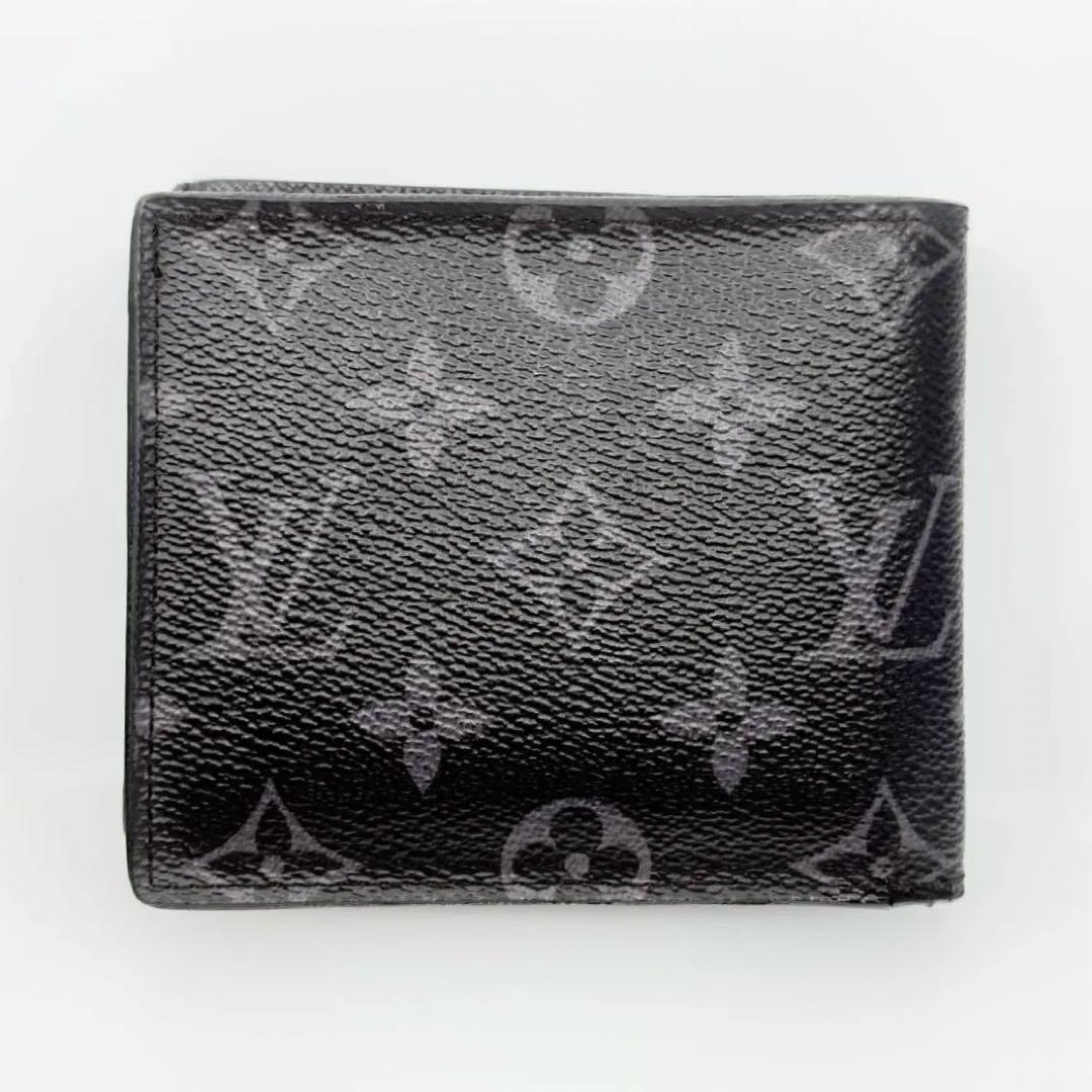 LV ルイヴィトン モノグラム エクリプス 二つ折り 財布 M62545