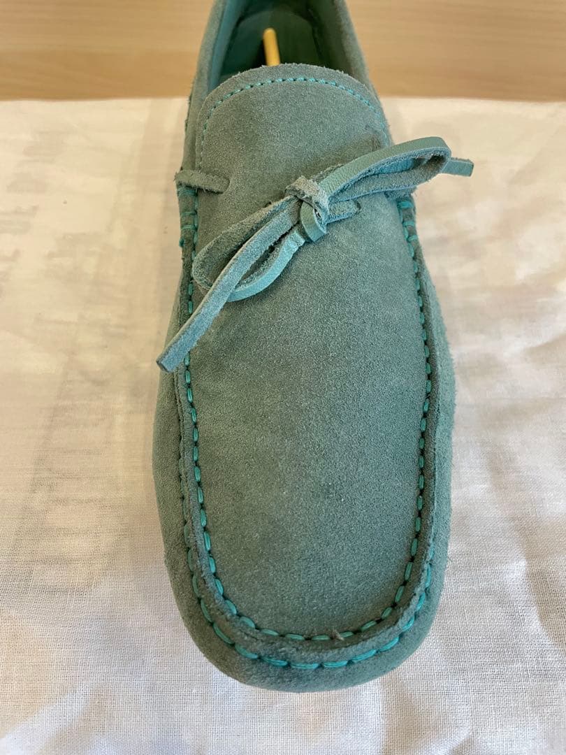 【人気ブランド】TOD'S グリーン メンズシューズ