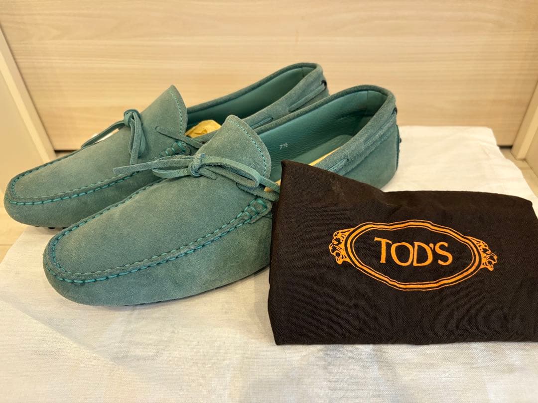 【人気ブランド】TOD'S グリーン メンズシューズ
