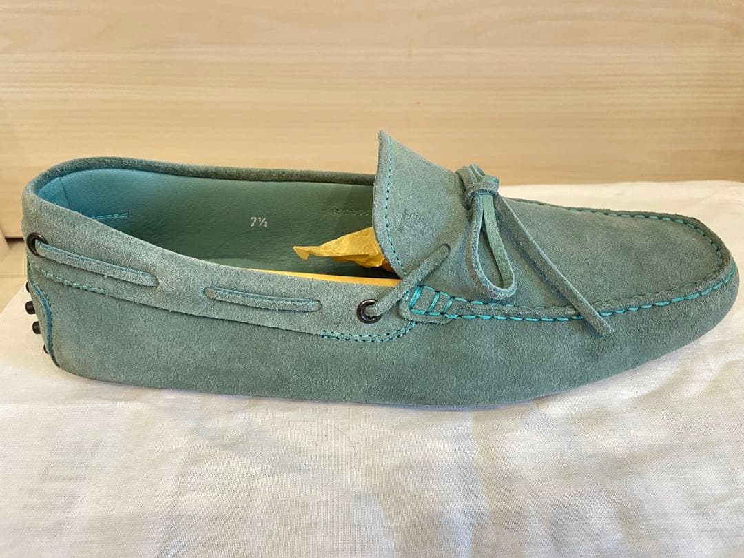 【人気ブランド】TOD'S グリーン メンズシューズ