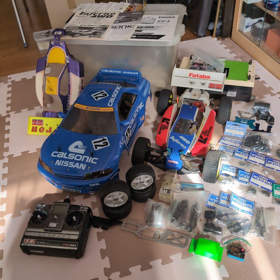 初代インファ−ノ1/8GPバギー(フルセット)パーツ・GTRボディー・タイヤ付