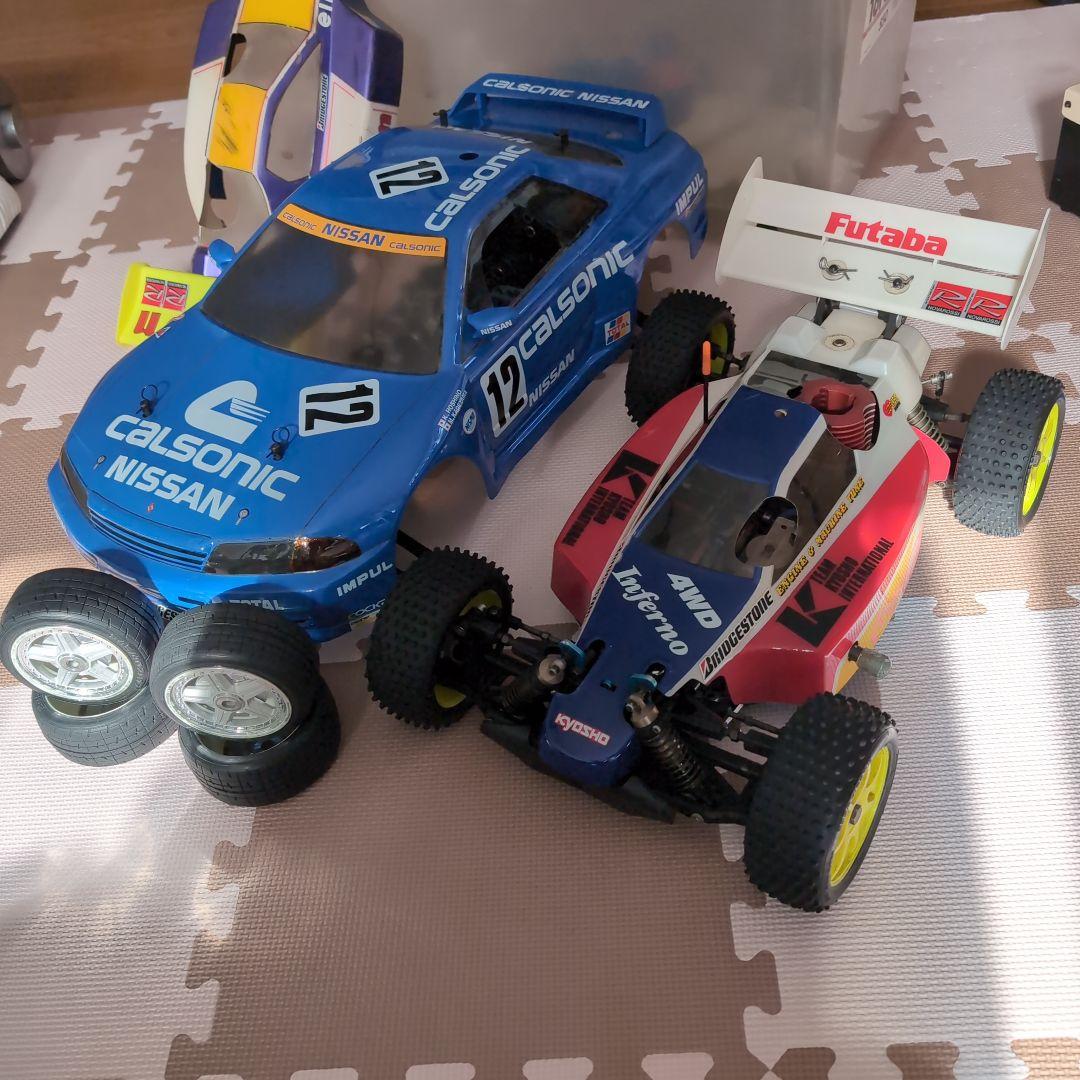 初代インファ−ノ1/8GPバギー(フルセット)パーツ・GTRボディー・タイヤ付