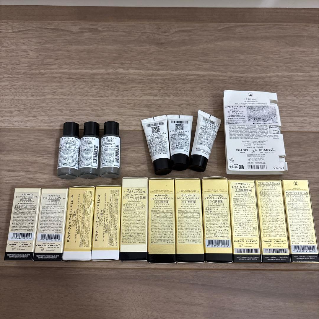 CHANEL サンプル サブリマージュ 18点