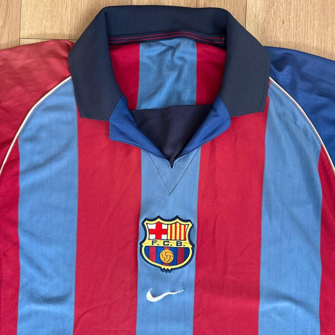 バルセロナ ユニフォーム　01/02 ホーム　ナイキ　背番号無し　XLサイズ