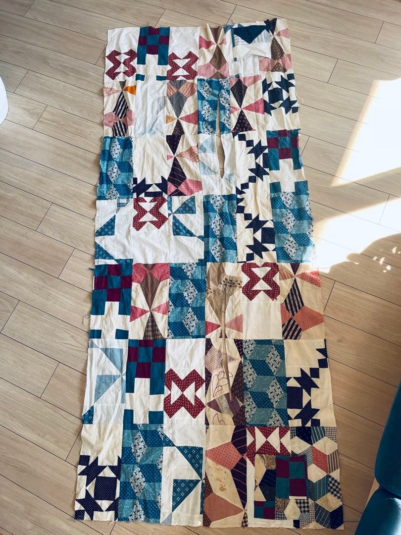 Sillage アンティークキルトパッチワーク　ケープ　BODE khoki