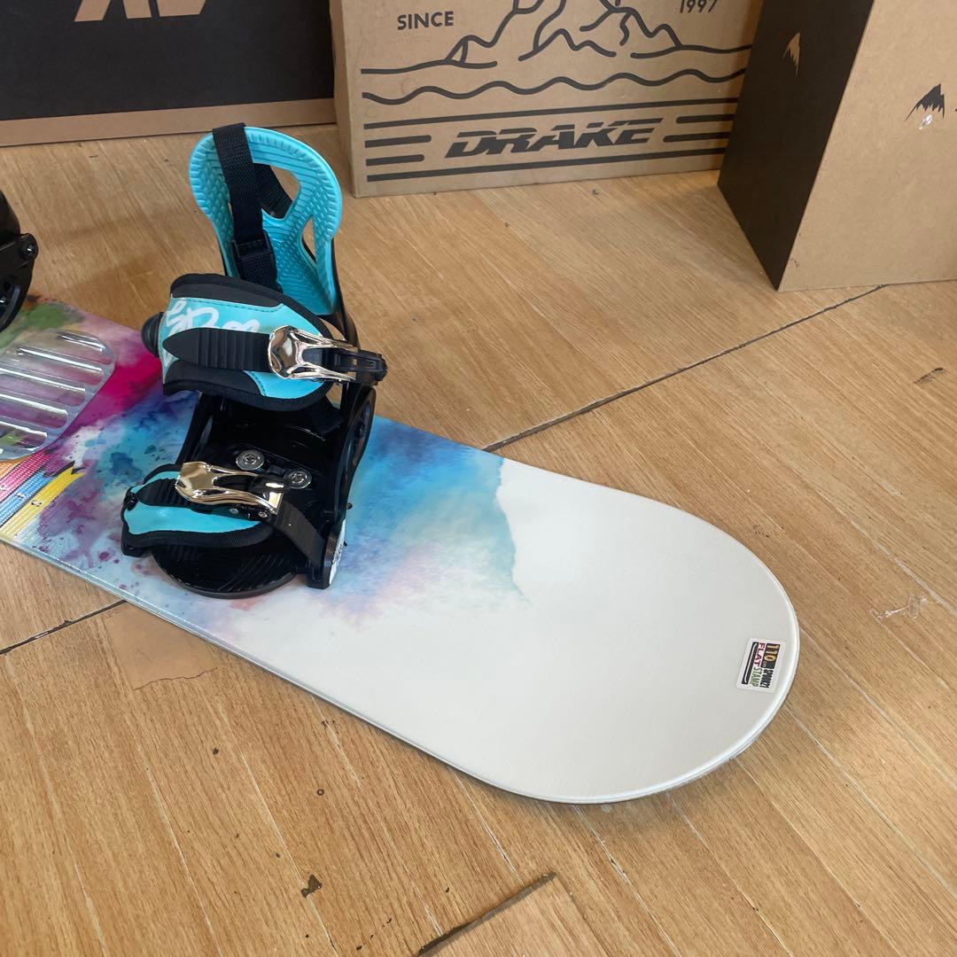 SPOON　スプーン　美品キッズスノーボードセット　バイン付4点セット