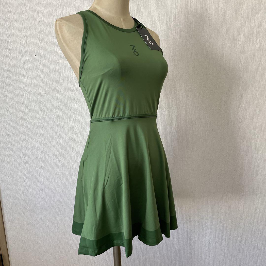 日本初上陸　セブンシックス　テニスウェア　ワンピース　グリーン