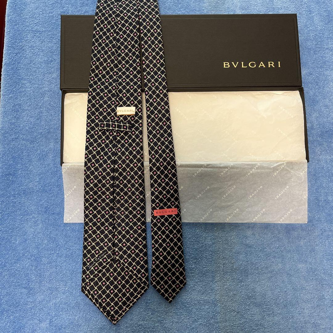 【未使用品】ネクタイ④ 《BVLGARI》