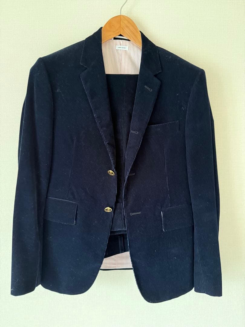 THOM BROWNE. コーデュロイスーツ