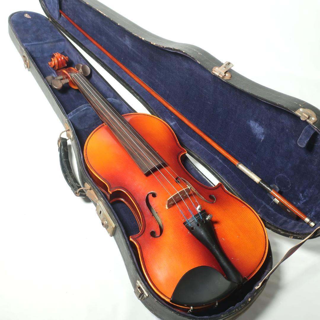 SUZUKI No.18 4/4 1961 バイオリン SUGITO弓付属 虎杢