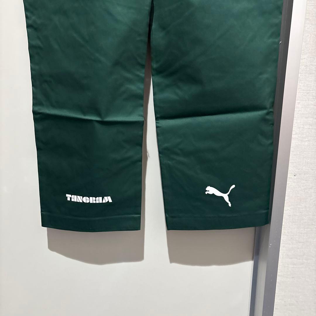 PUMA×tangram ダークグリーン パンツ XL